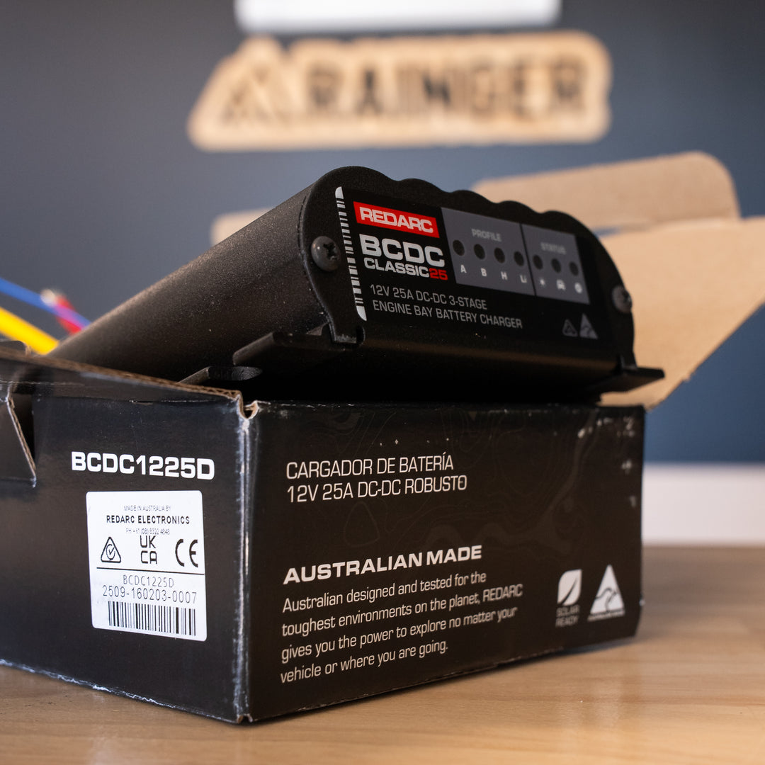 Redarc REDARC – BCDC 25A Classic IP65 Dual Input Battery Charger – BCDC1225D detail view