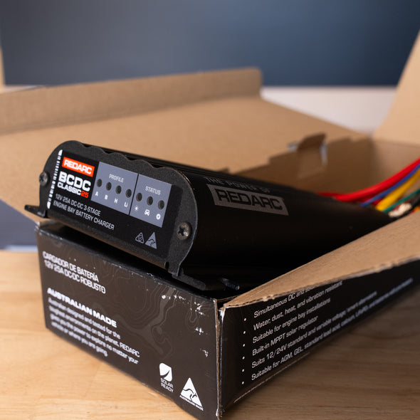 REDARC - BCDC 25A Classic IP65 Dual Input Battery Charger - BCDC1225D