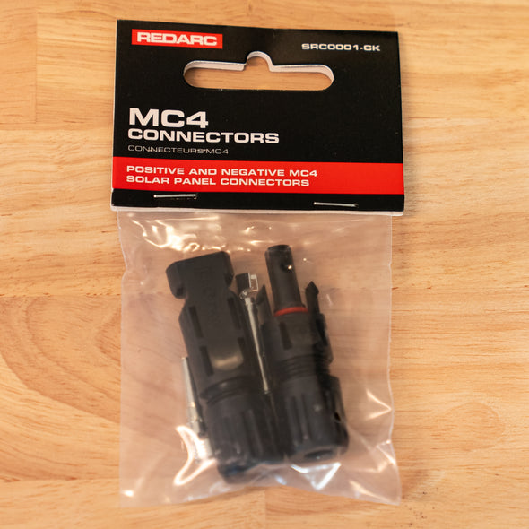 REDARC - MC4 Solar Connector Pair (Positive & Negative) - SRC0001-CK