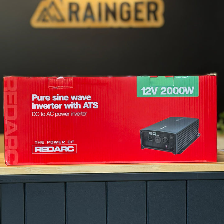 REDARC 2000W 12V RS3 Pure Sine Wave Inverter with ATS - R-12-2000RS3