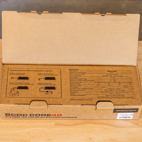 REDARC - BCDC Core DC-DC Battery Charger IP53 (Select: 25A or 40A) - BCDCN1225 / BCDCN1240