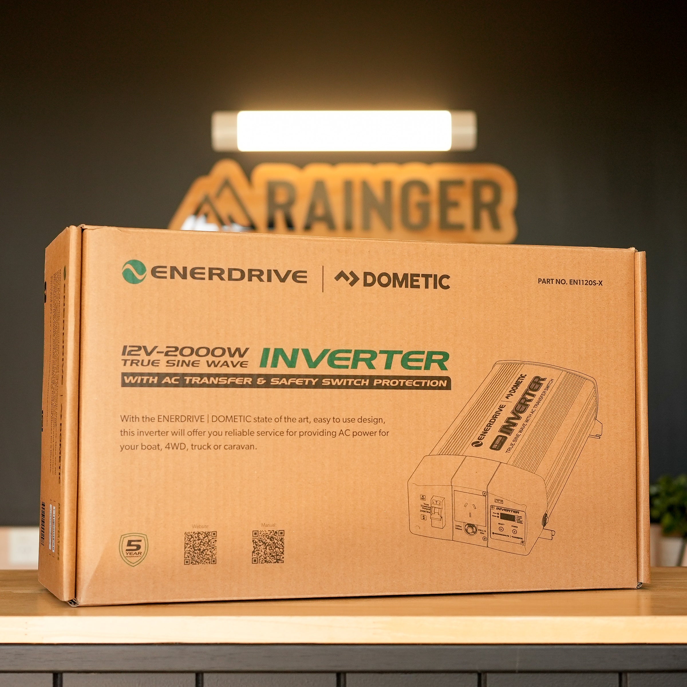 Enerdrive ePOWER 12V 2000W True Sine Wave Inverter - EN1120S-X