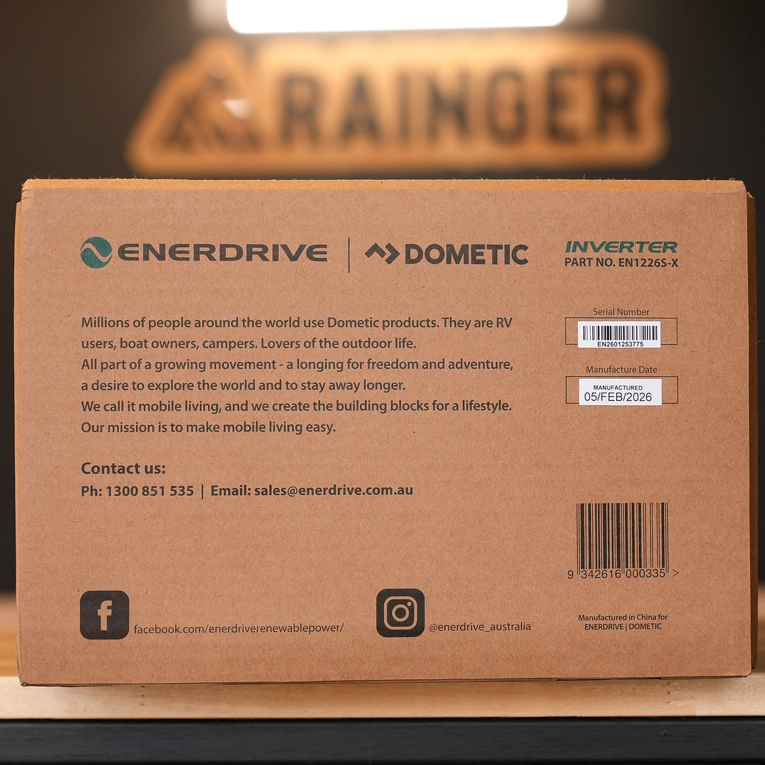 Enerdrive ePOWER 12V 2600W True Sine Wave Inverter - EN1226S-X
