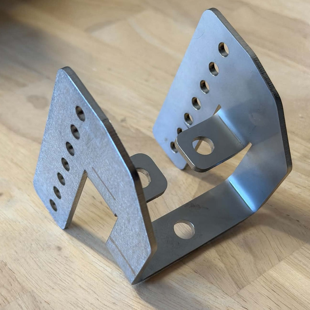 Rainger - Universal 270 Awning Brackets to suit Front Runner Slimline II - 8 Way Adjustable (Pair)