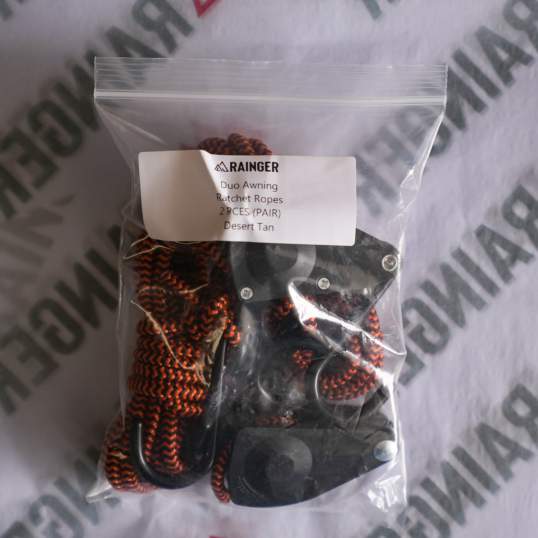 Rainger Duo Awning Ratchet Ropes - Pair