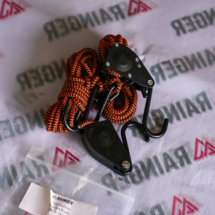 Rainger Duo Awning Ratchet Ropes - Pair