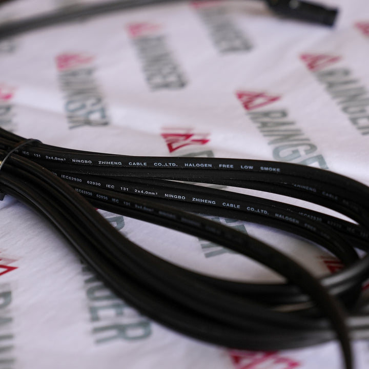 Rainger 5m 4mm² Solar Cable with MC4 Plugs - One End Fitted