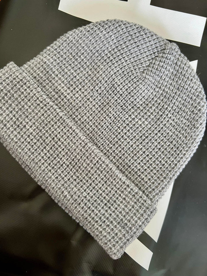 Rainger Cool Grey Waffle Knit Beanie alternative view