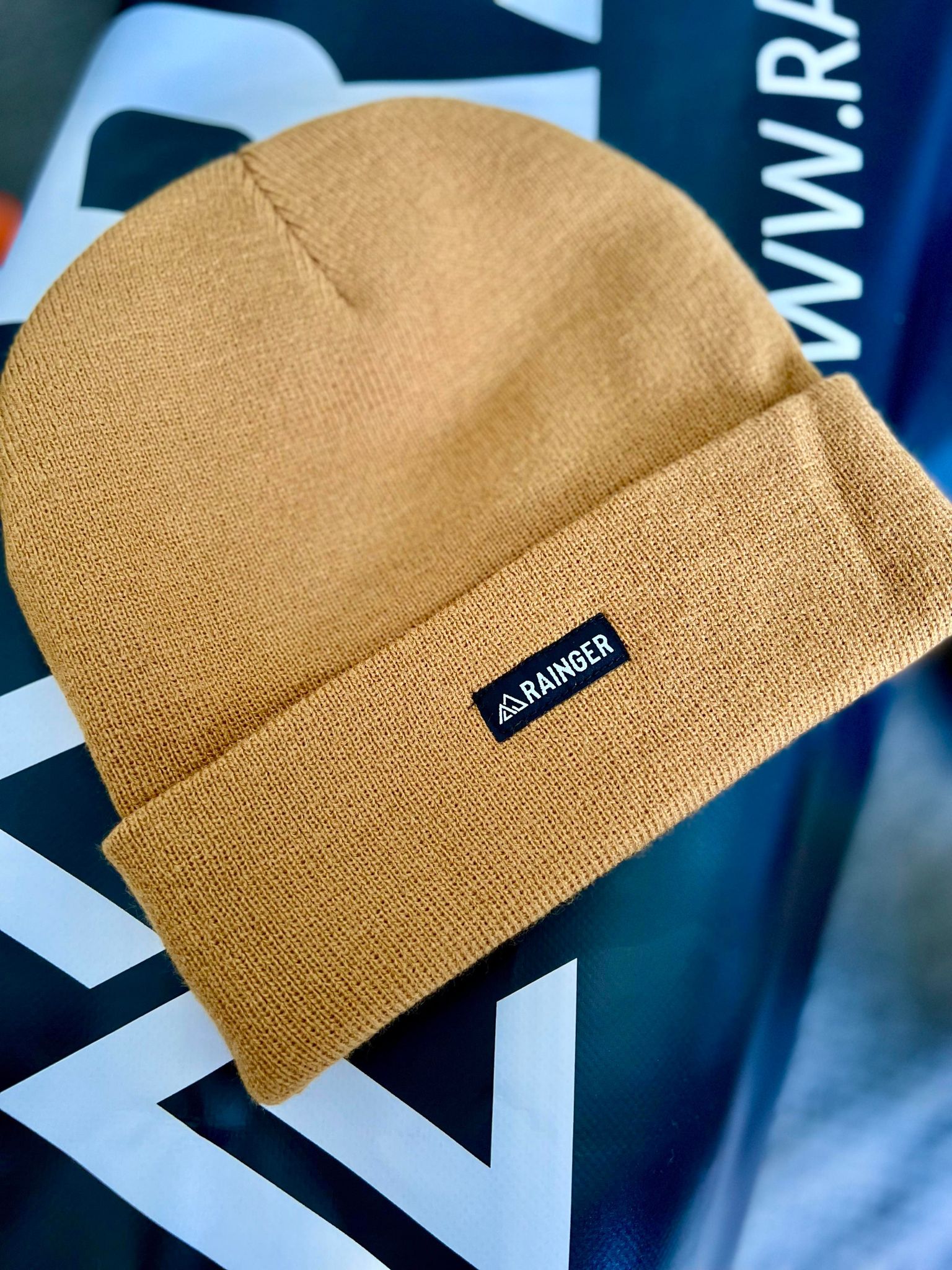 Rainger Camel Cuffed Beanie